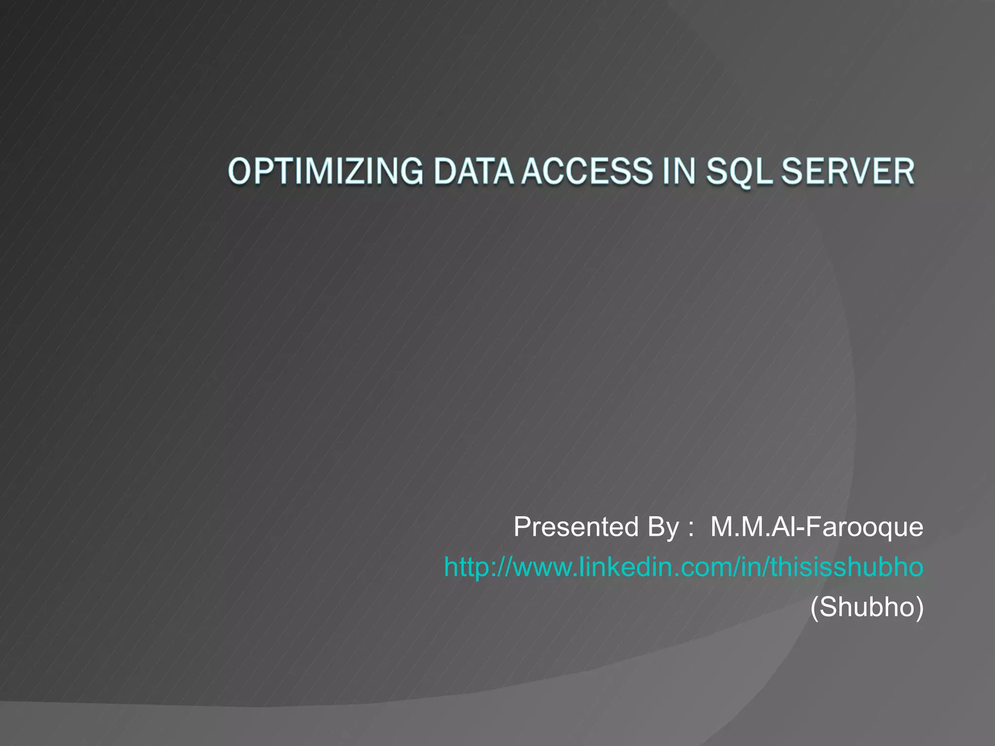 Presented By :  M.M.Al-Farooque http://www.linkedin.com/in/thisisshubho (Shubho) 