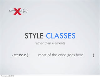 5 Mistakes of Massive CSS Slide 69