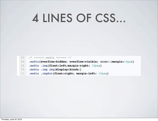 5 Mistakes of Massive CSS | PPT