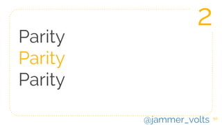 Parity
Parity
Parity
50
2
@jammer_volts
 