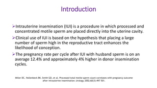 Optimizing IUI Outcome | PPTX