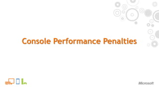 Console Performance Penalties