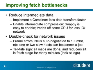 Optimizing MapReduce Job performance | PDF