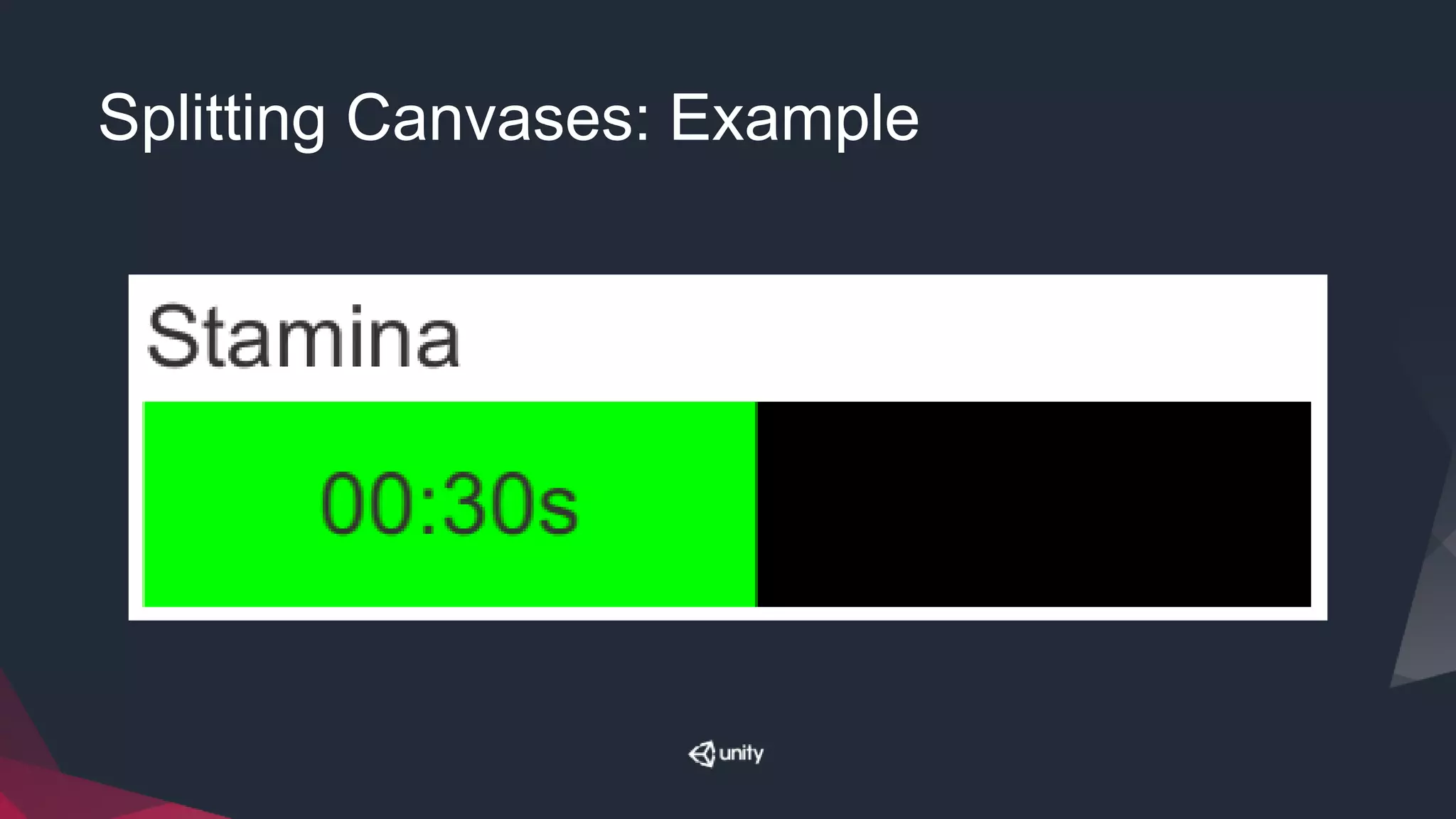 Splitting Canvases: Example
 
