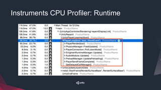 Instruments CPU Profiler: Runtime
 