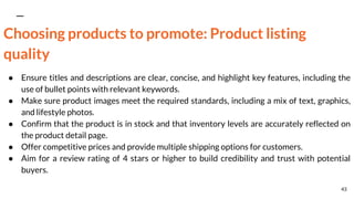 Optimizing Performance with Amazon Retail Advance Part 4 | PPTX
