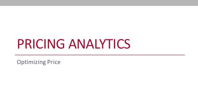 pricing analytics Oracle price analytics provides pricing professionals with the information and tools that they need to make efficient and effective pricing decisions and directly impact top line revenues. pricing analytics Oracle price analytics provides pricing professionals with the information and tools that they need to make efficient and effective pricing decisions and directly impact top line revenues.