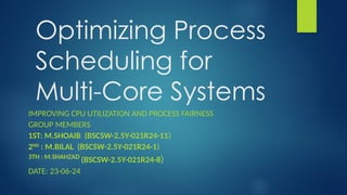 Optimizing Process Scheduling Techniques for Enhanced Performance in ...