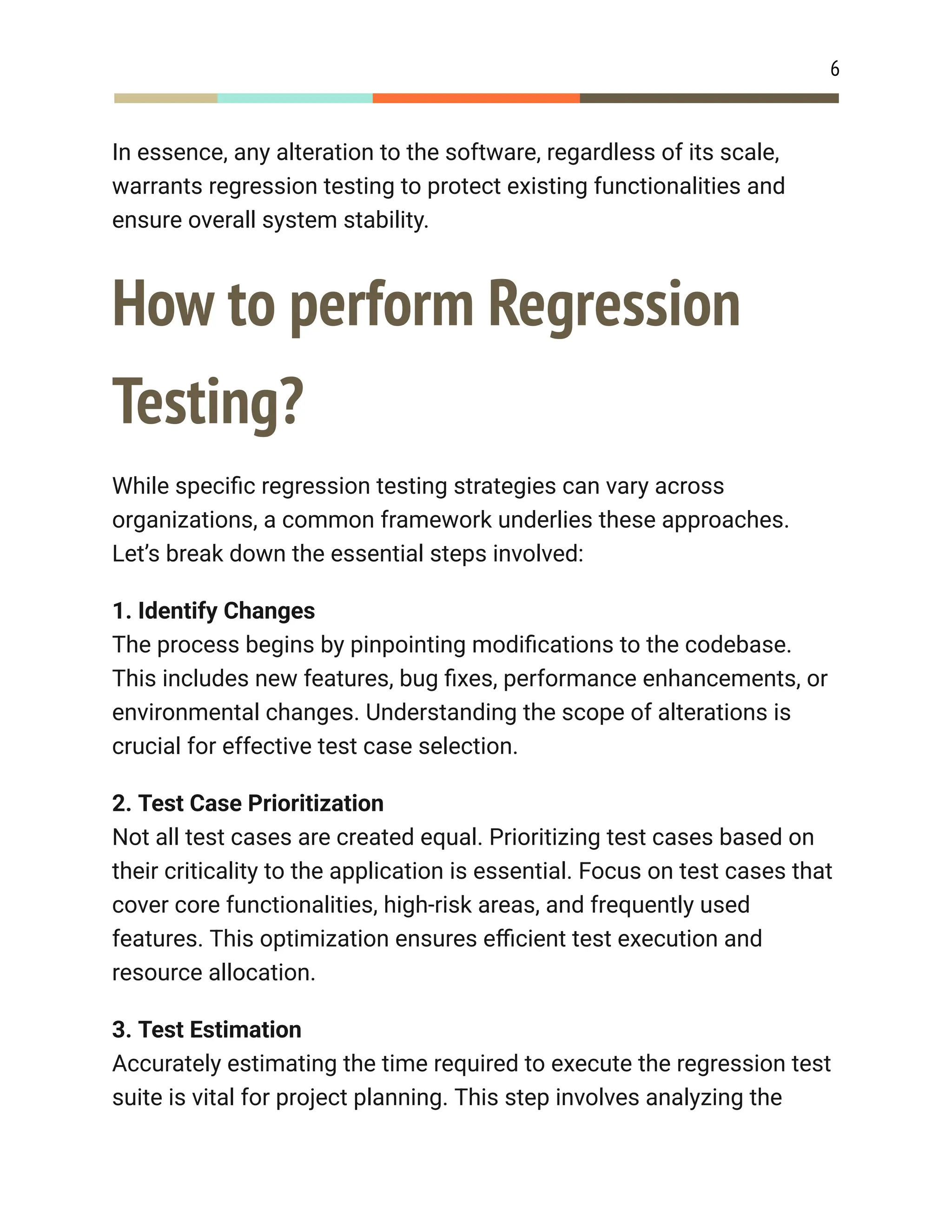 Regression Testing for Mobile Apps: Best Practices | PDF