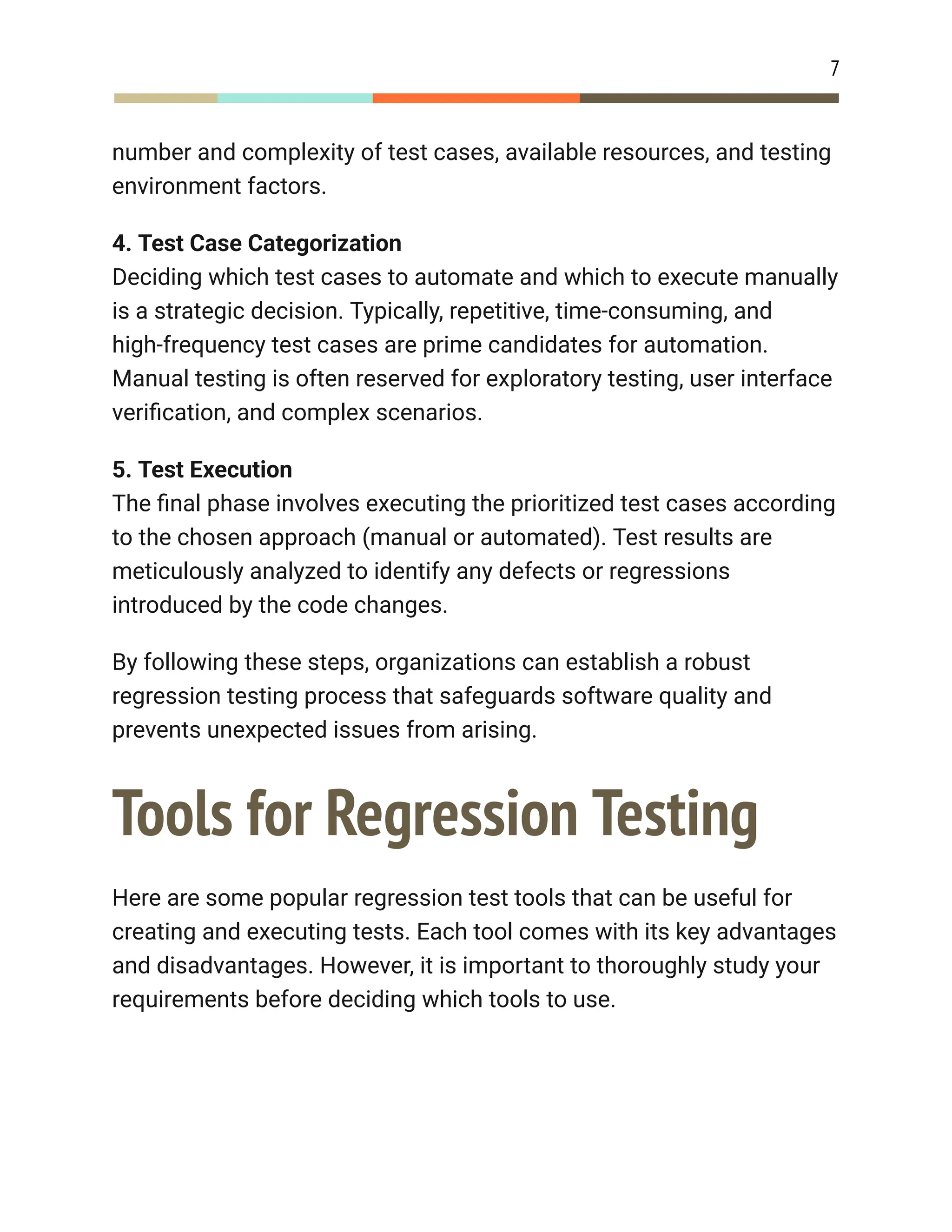 Regression Testing for Mobile Apps: Best Practices | PDF