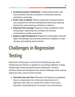 Regression Testing for Mobile Apps: Best Practices | PDF