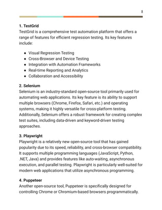 Regression Testing for Mobile Apps: Best Practices | PDF