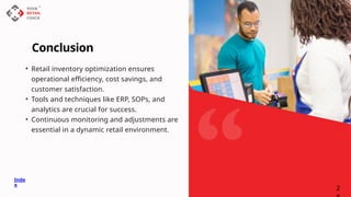 Optimizing Retail Inventory Management: Tools and Techniques for ...