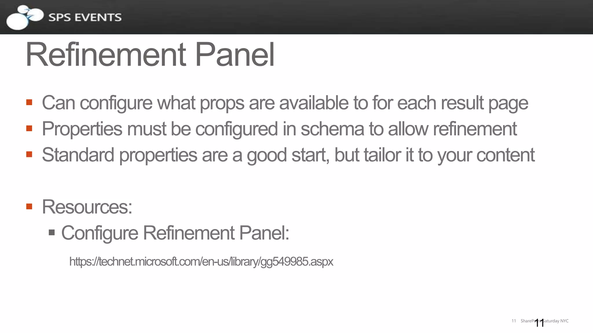 11 SharePoint Saturday NYC
11