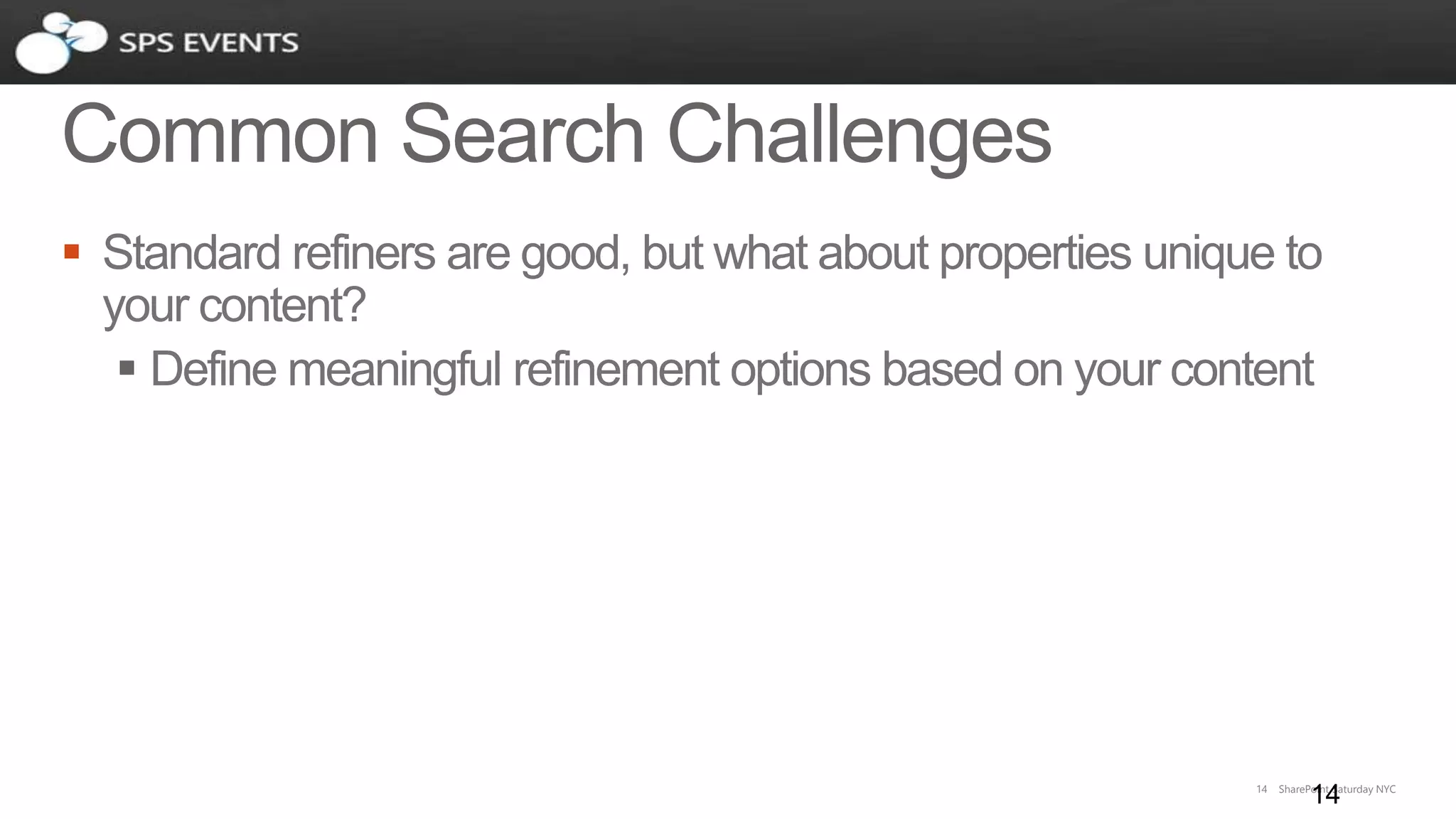 14 SharePoint Saturday NYC
14