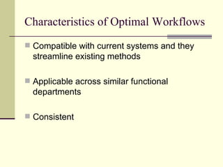Optimizing Sterile Processing Workflow | PPT