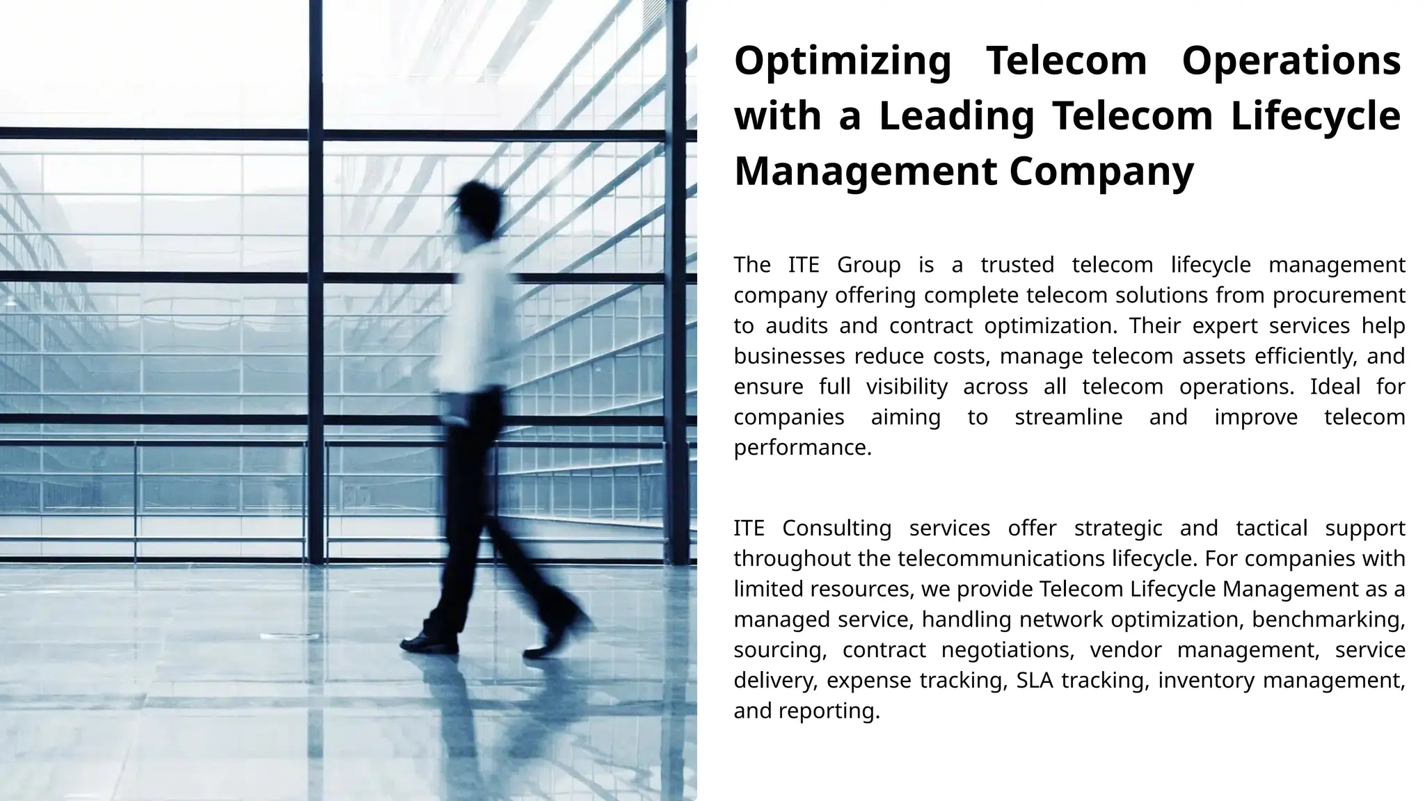 Optimizing Telecom Operations With A Leading Telecom Lifecycle
