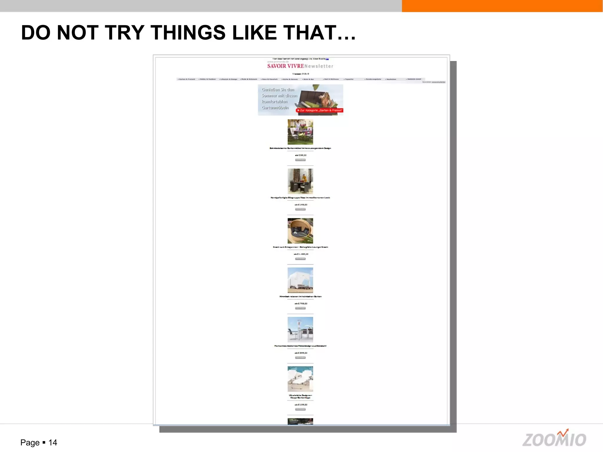 DO NOT TRY THINGS LIKE THAT… Page     