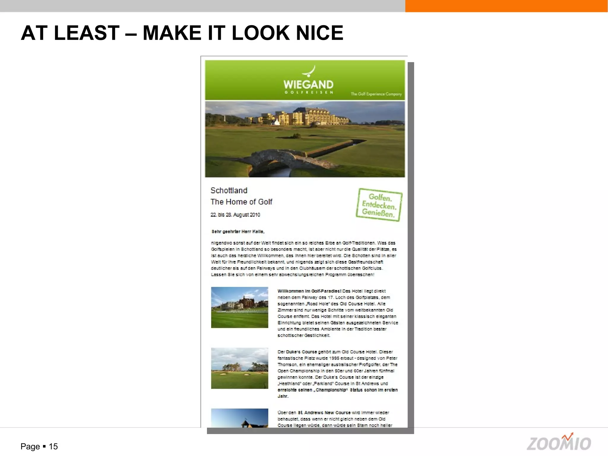 AT LEAST – MAKE IT LOOK NICE Page     