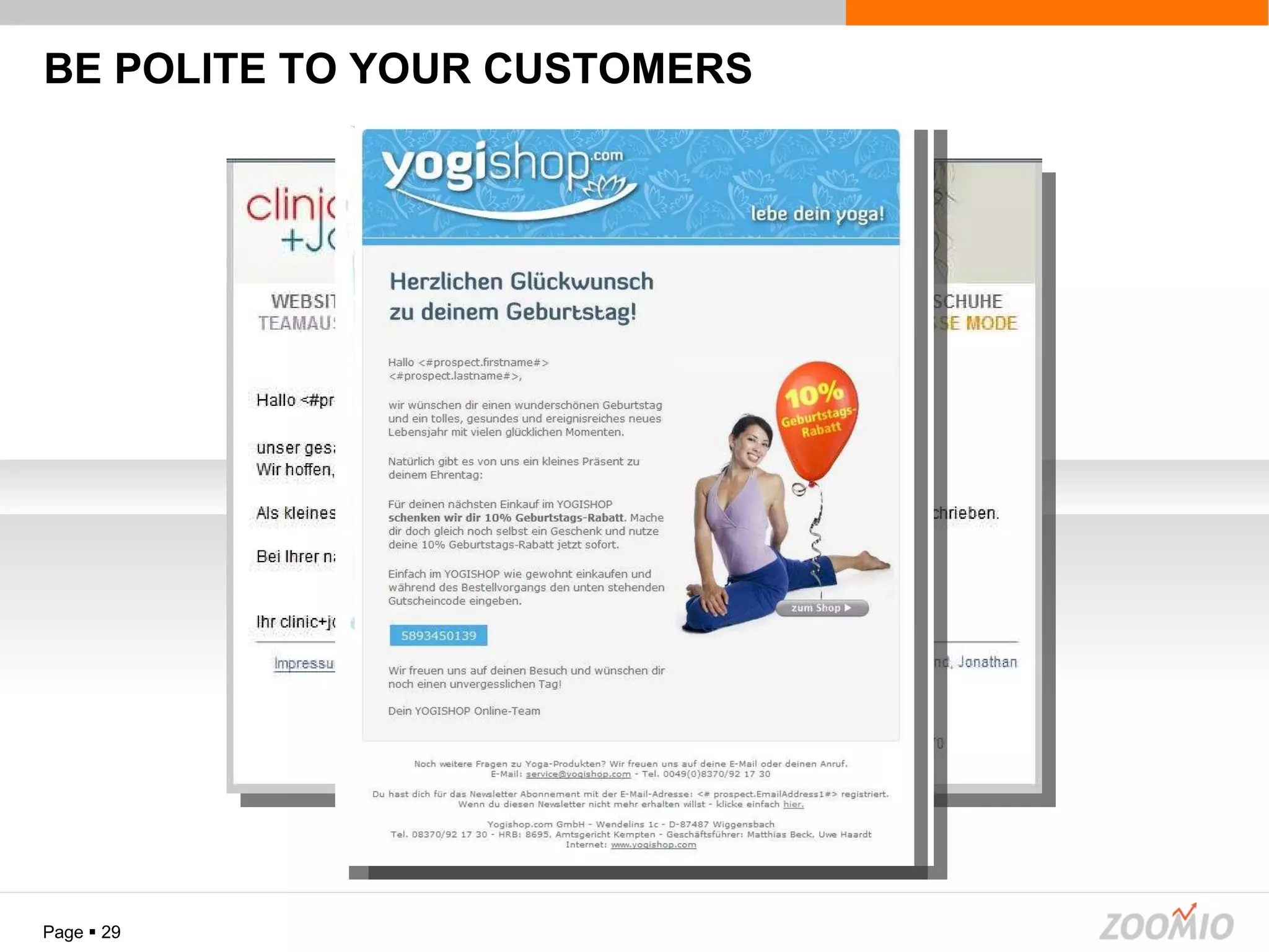 BE POLITE TO YOUR CUSTOMERS Page     