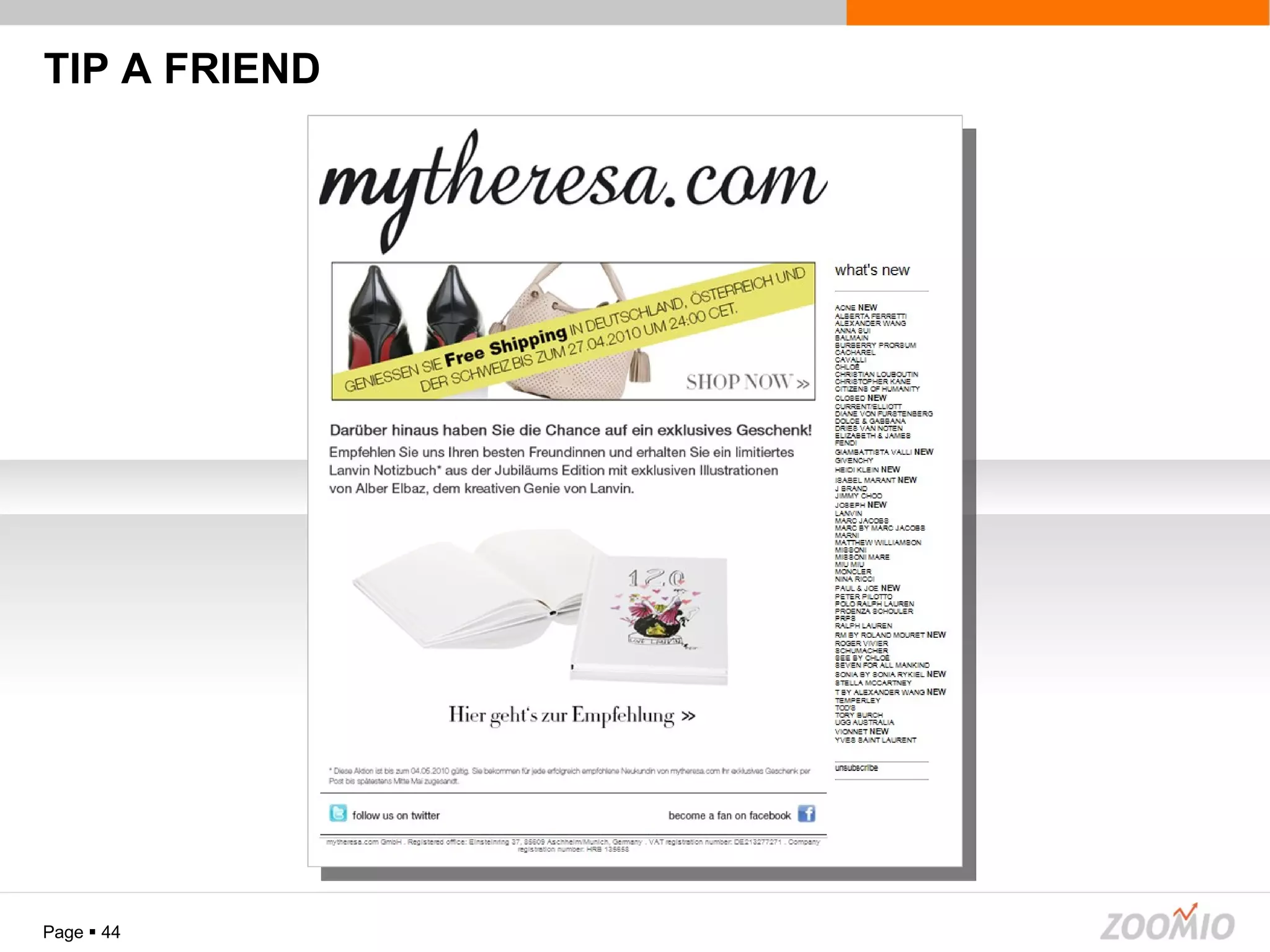 TIP A FRIEND Page     