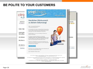 BE POLITE TO YOUR CUSTOMERS Page     