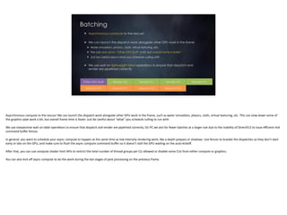 Optimizing the graphics pipeline with compute | PDF
