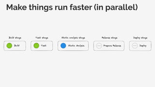 Make things run faster (in parallel)
 