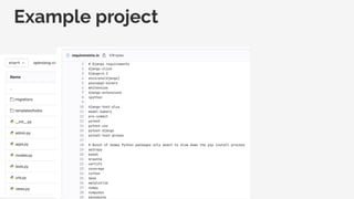 Example project
 