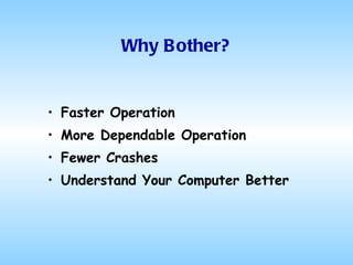 Optimizing Your Computer | PPT