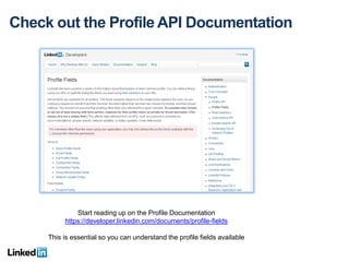 Optimizing your job apply pages with the LinkedIn profile API | PDF