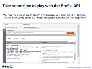 Optimizing your job apply pages with the LinkedIn profile API | PPT