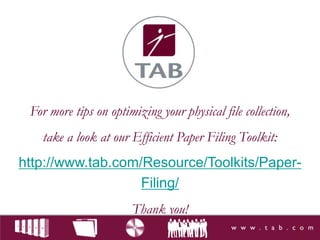 Optimizing Your Physical Files Part 1 | PPT