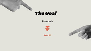 Research
World
TheGoal
 