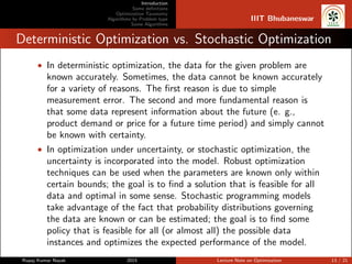 Optimization and its applications usefulness for researchers | PPT