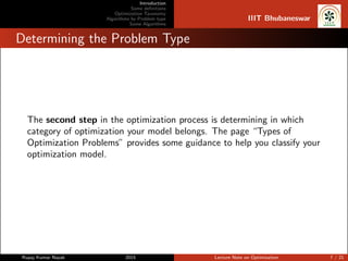 Optimization and its applications usefulness for researchers | PPT