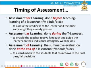 Optimum assessment of cognitive domain in medical education | PPTX