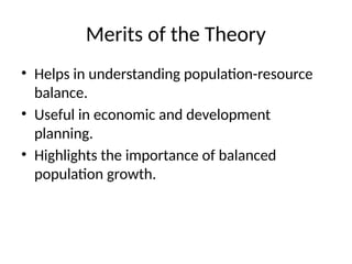 Comprehensive Analysis of Optimum Population Theory and Its Economic ...