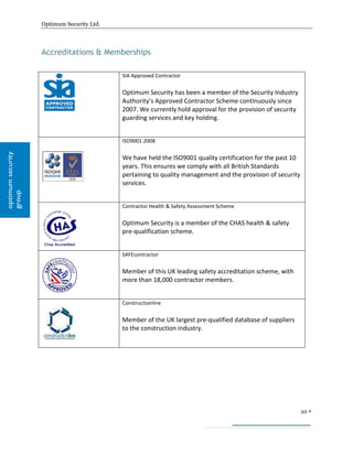 Optimum Security Info Doc | PDF