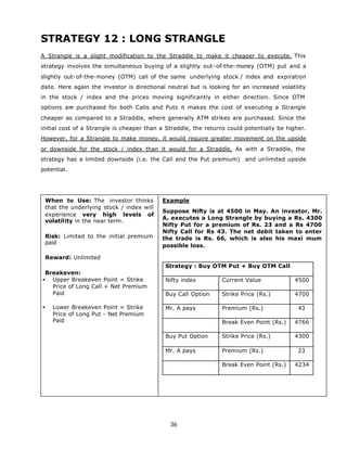 Option Strategy Course | PDF