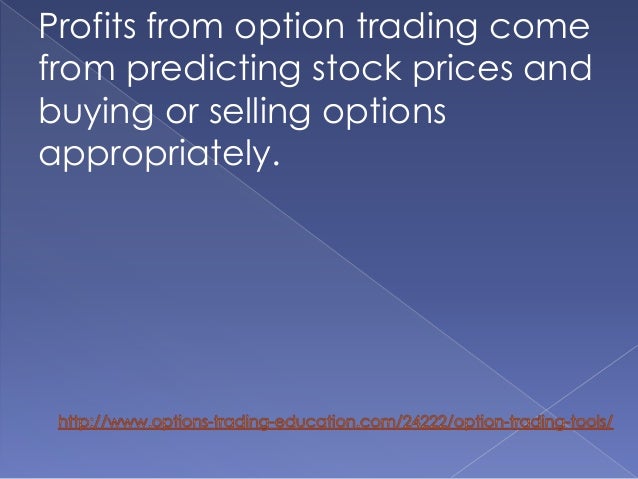 Option trading tools