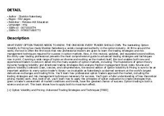 Option Volatility and Pricing: Advanced Trading Strategies and Techniques [ PDF]