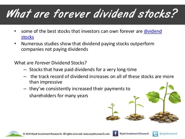 What are forever stocks?