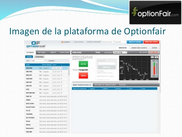 Certificados de un broker de opciones binarias