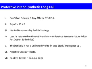 S0 Option Formula Option Greeks & Trading Strategies presentation | PPTX