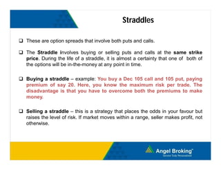 Straddle Call Comprehensive Introduction to Options Trading Level I: Basics, Greeks ...