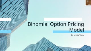 Option Pricing Model Binomial one step two step | PPTX