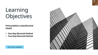 Option Pricing Model Binomial one step two step | PPTX