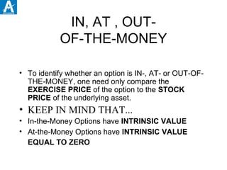 Futures and options | PPT