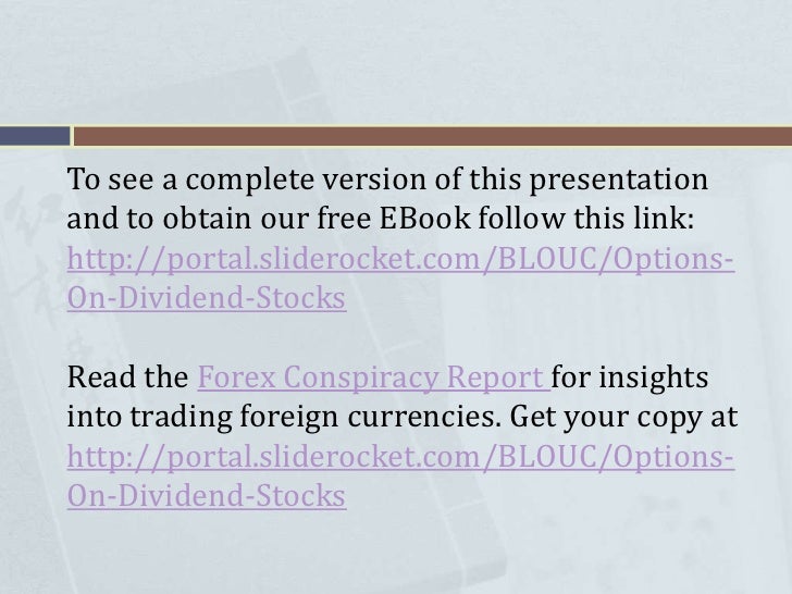 Dividend payments on stock options